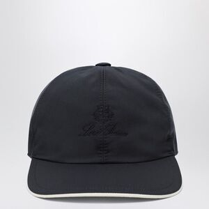Loro Piana Navy Blue Baseball Cap With Logo Men